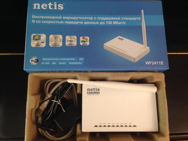 Настройка роутера Netis WF2411E, распаковка