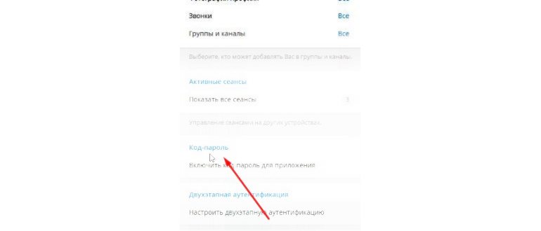 Как поставить пароль на Телеграмм на iPhone - шаг