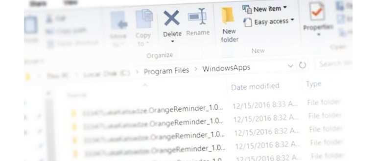 Программные файлы Windows