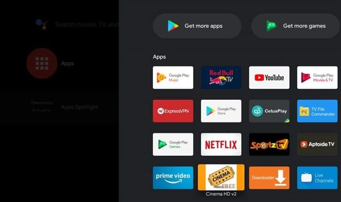 Приложение Kion для Smart TV