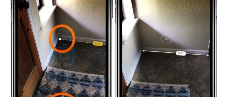 Виртуальная линейка в iOS 12 или измерять