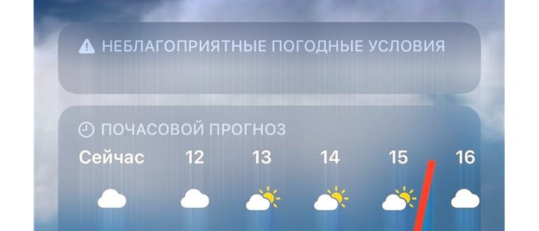В приложении Погода в iOS 15 нашли секретную