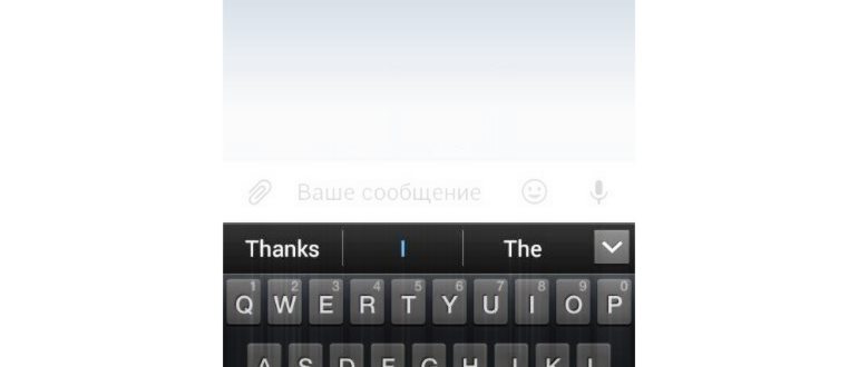 Выбор смайла в SwiftKey Keyboard на
