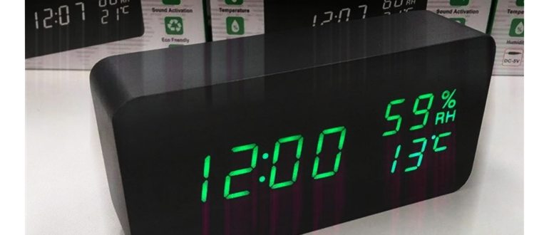 Настройка китайских LED часов с одной