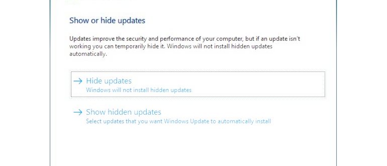 Обновление Windows 10 может быть