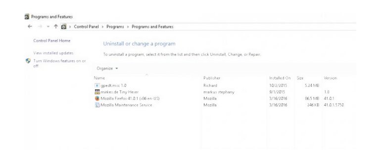 Переход в панель управления Windows