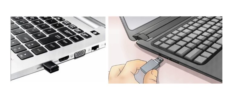 Вставляем вай фай адаптер в USB