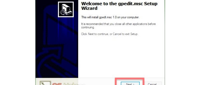 Не удается найти gpedit