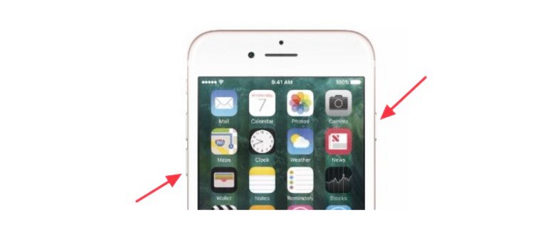 перезагрузка iPhone