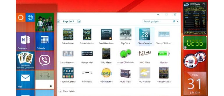 Гаджеты для Windows