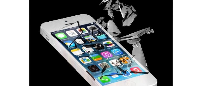 iPhone с разбитым