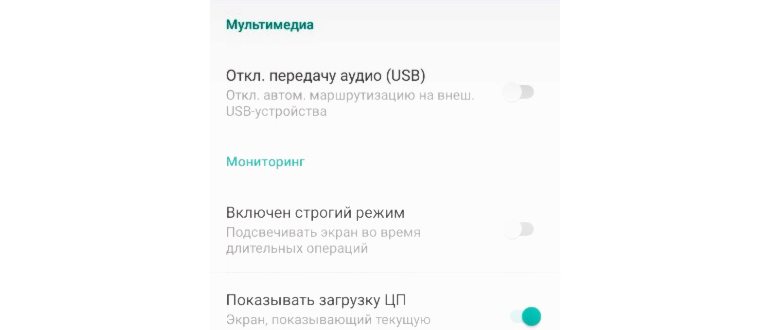Режима разработчика на