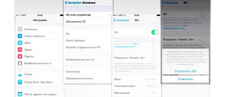 Отключение голосового помощника Voice