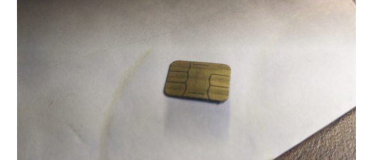 Чип SIM карты без