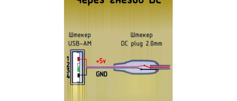 Распиновка USB разъемов для зарядки