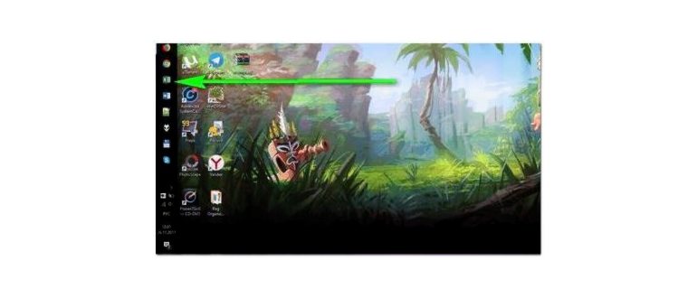 Как вернуть панель задач вниз экрана, Windows