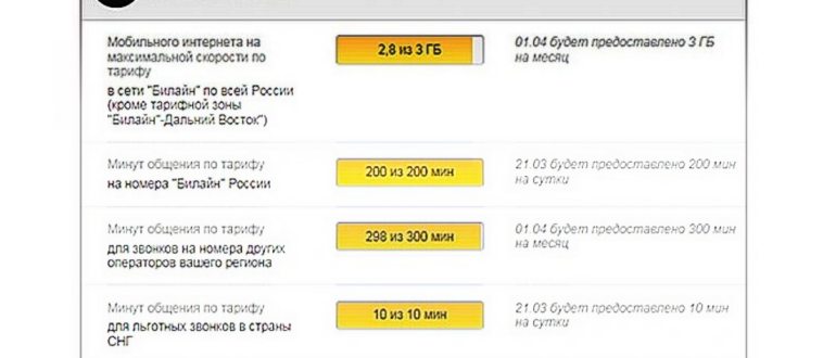 Как узнать сколько минут осталось на